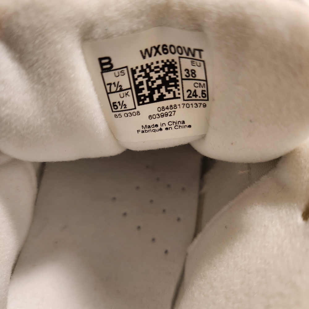 New Balance Womens 600 WX600WT White Vintage Casual Shoes Sneakers Size 7.5 - Picture 5 of 5